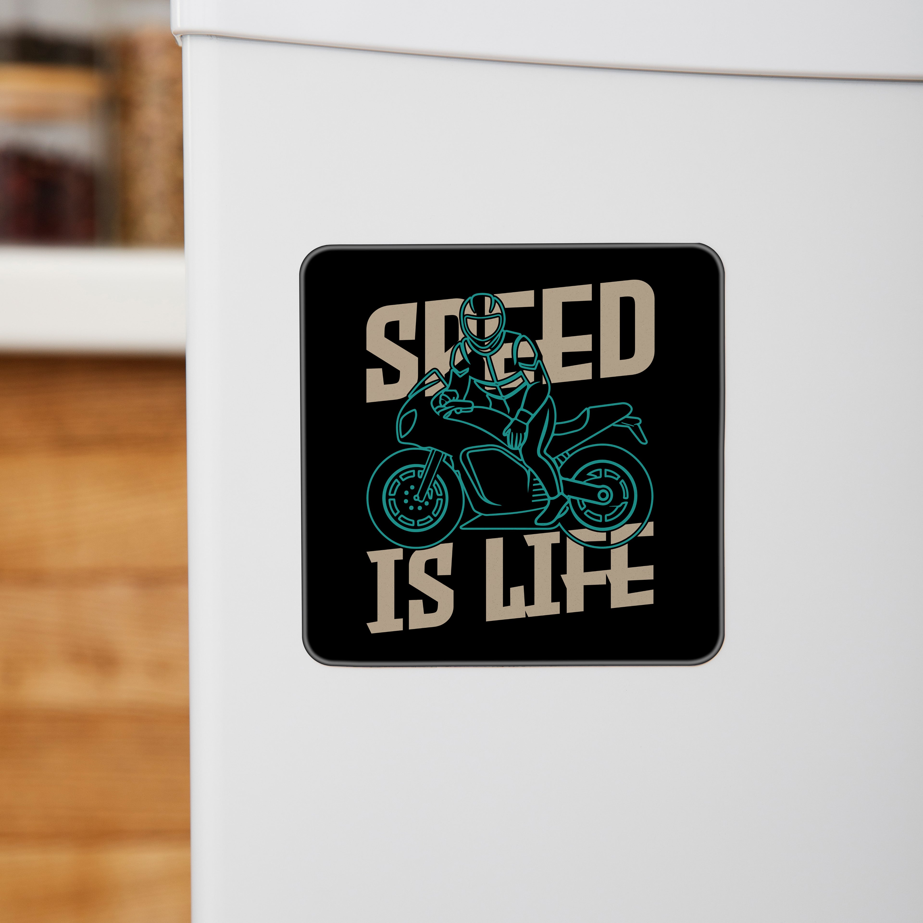 Speed Life - Acrylic Fridge Magnet