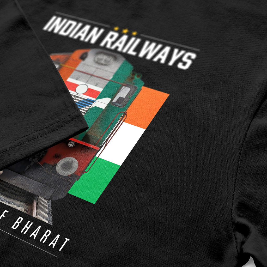 Indian Railways Backbone of Bharat Cotton T-shirt