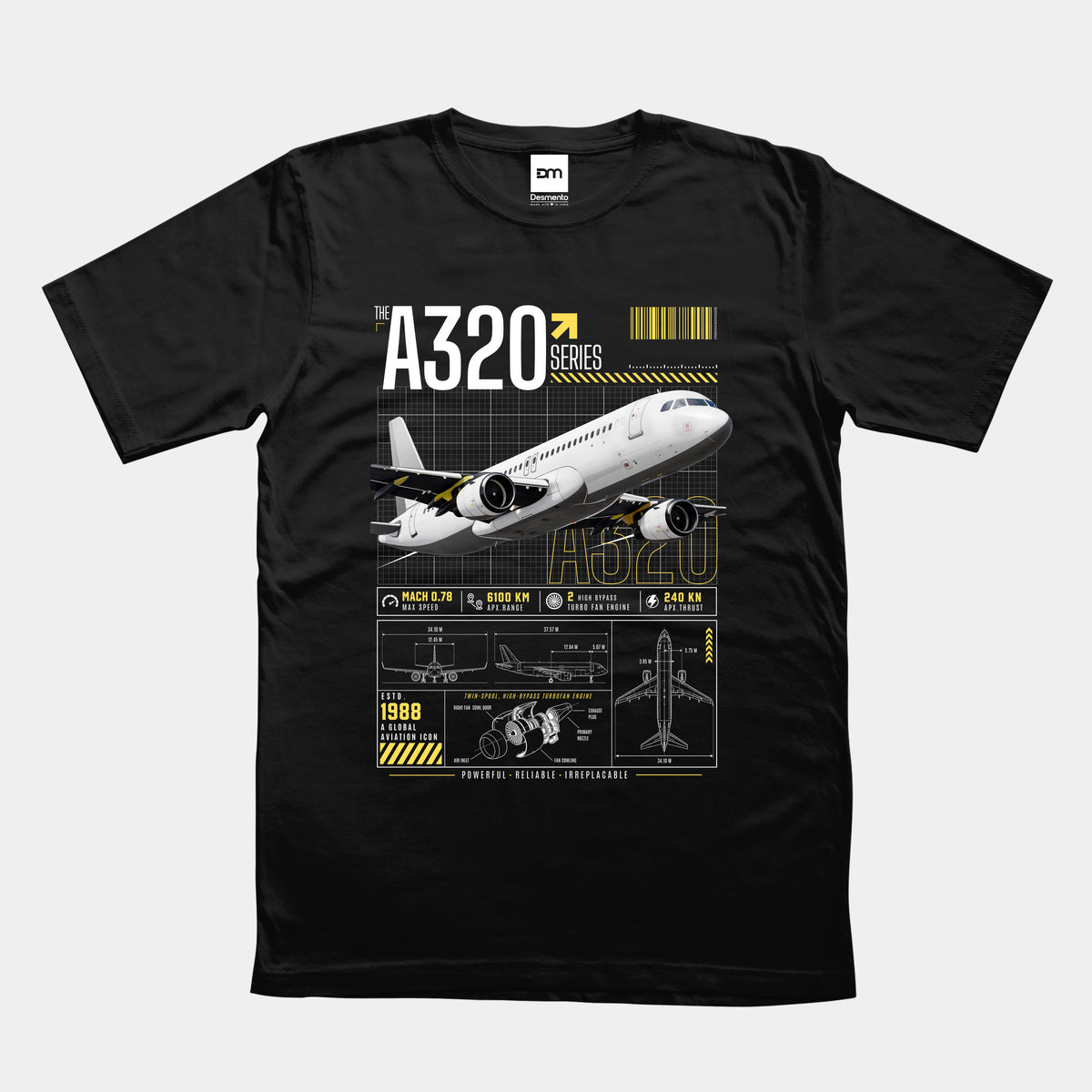A320 Cotton T-shirt