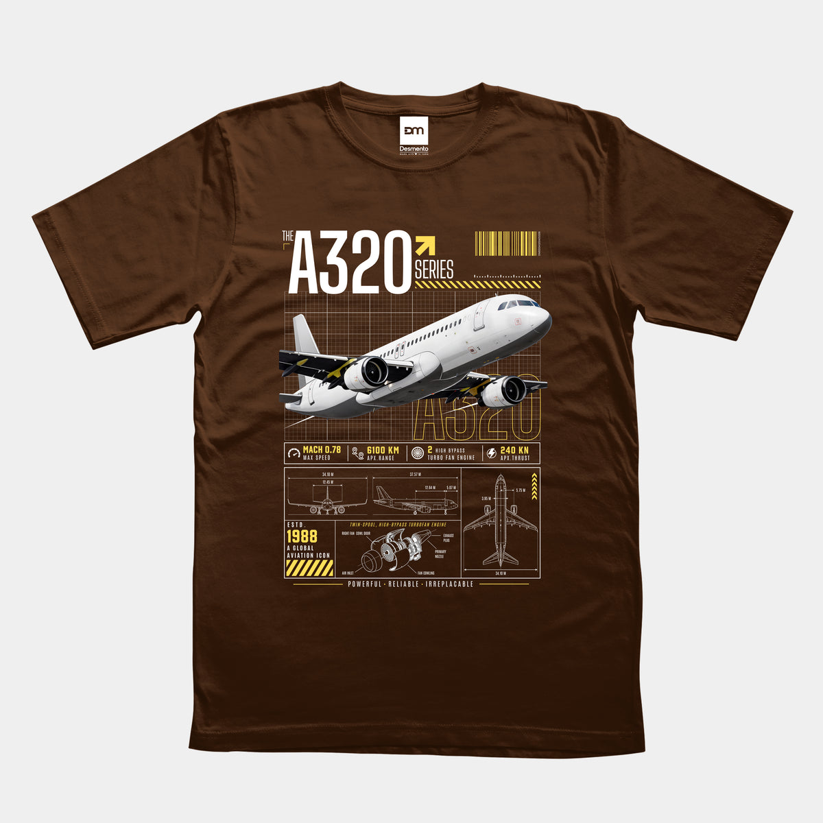 A320 Cotton T-shirt