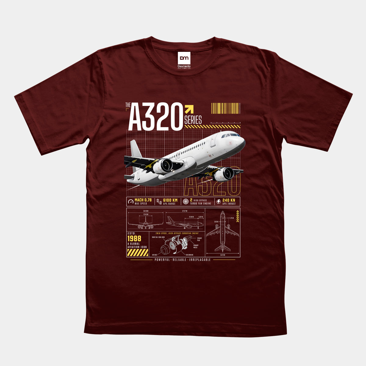 A320 Cotton T-shirt