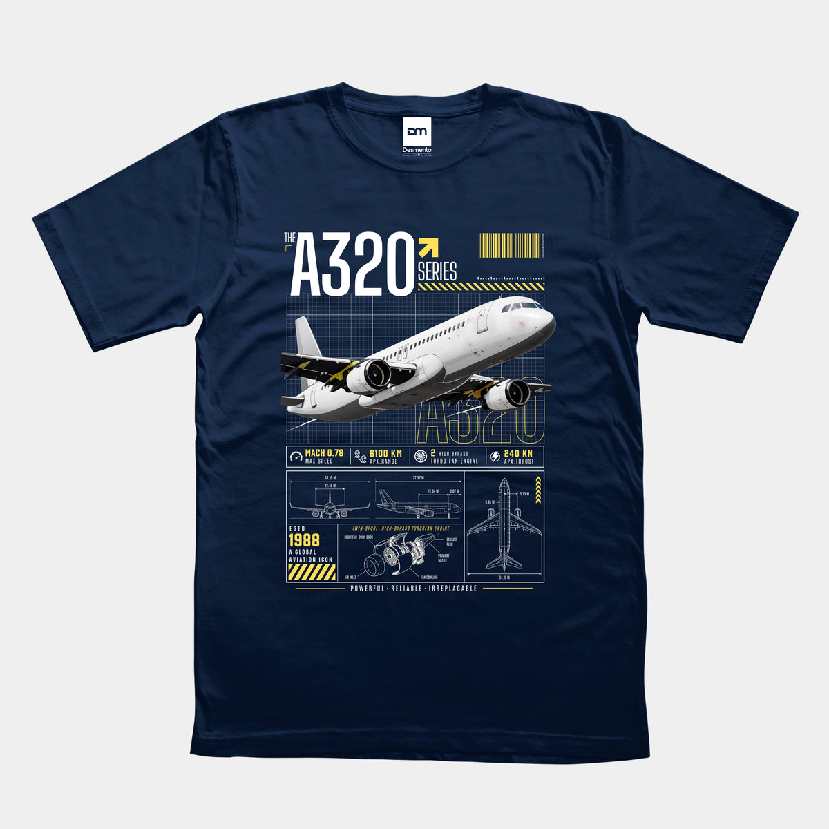 A320 Cotton T-shirt