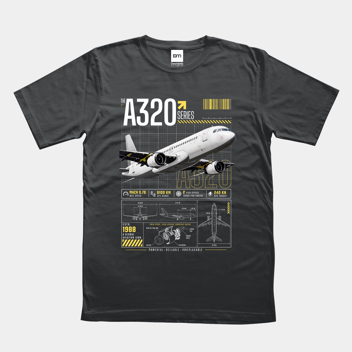 A320 Cotton T-shirt